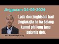 Ka jingbishni bad jingïakajia, ka pyni ba phi long tang bakynja doh |Jingpuson | Bah Marcel Myrthong