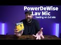 PowerDeWise lavalier mic tested with DJI mic and straight toCamera