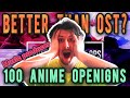 Music Producer Reacts to 100 Anime Openings FOR THE FIRST TIME!