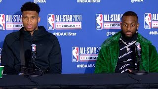 Kemba Walker & Giannis Antetokounmpo Postgame Interview - 2020 NBA All-Star Game
