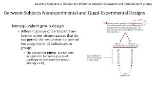 Nonexperimental and Quasi Experimental Strategies