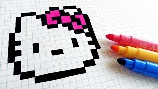 Pixel Art Hello Kitty Le Monde Du Pixel Art