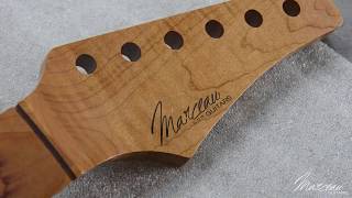 Waterslide Guitar headstock decal installation