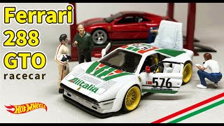 Custom hotwheels , Ferrari 288GTO Group B racecar