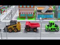 rescue u0026 repair mission cement mixer u0026 tow truck work together 3d construction vehicles