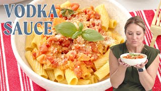 Homemade Creamy Vodka Sauce