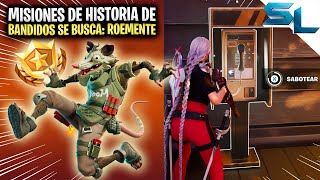 Como COMPLETAR TODAS las MISIONES DE HISTORIA DE BANDIDOS SE BUSCA: ROEMENTE FORTNITE