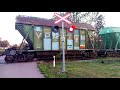 railroad crossing in riga a deadlock road near ilzenes iela august 2018