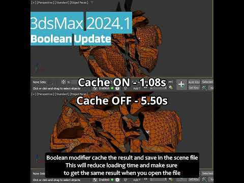 #3dsMax 2024.1 Boolean Modifier Update - YouTube