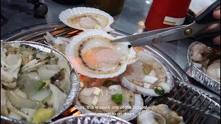 FRESH Korean Seafood BBQ FEAST in Busan! 🇰🇷