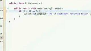 Java Video Tutorial 11: If Statements (Pt 1 of 3)