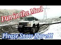 Square Body Fun in the Mud and Snow | We Need More SNOW