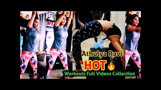 Authlya Ravi Hot Workouts | Full Workout Videos Collection | Athulya Ravi Gym Workouts | Actress