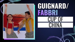 Guignard / Fabbri (ITA) | Ice Dance Rhythm Dance | Cup of China 2024 | #gpfigure