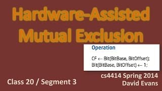 Hardware-Assisted Mutual Exclusion