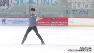 160807 변세종 Se Jong BYUN 프리 아침 연습 FS Run Through 2016 Asian Open Trophy Junior Men