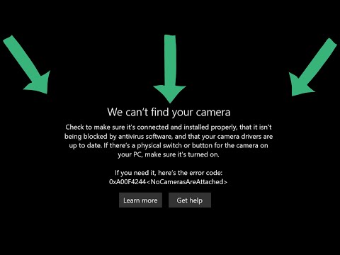 Fix we can't find your camera error code 0xa00f4244 NoCamerasAreAttached windows 11