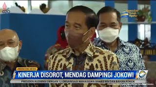 Diisukan Bakal Direshuffle, Mendag Lutfi Terlihat Masih Dampingi Jokowi