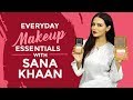 Sana Khaan's Everyday Makeup Essentials | S01E05 | What's in my makeup bag | Fashion | Pinkvilla