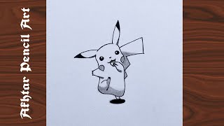 How to draw a Pikachu drawing easy/Beautiful Pikachu drawing easy step by step