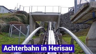 Berg- und Talfahrt - Achterbahn in Herisau - Schweiz