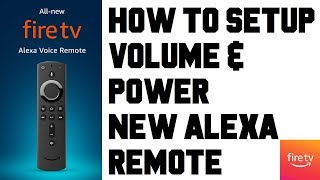 Fire TV Remote Volume & Power Setup - Fire TV Stick Alexa Remote Volume & Power Not Working?
