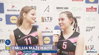 U14 Mergaičių B div. PUSFINALIAI: Emilija Mažeikaitė (Alytaus SRC)