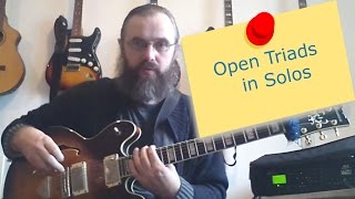Open Triads in solos - Spread Triad Guitar Lesson
