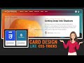 Card Design like css tricks | CSS Tutorial