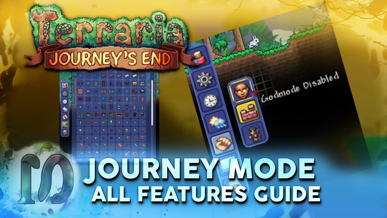 Terraria 1.4 Journey's End - Journey Mode Guide - ALL NEW FEATURES ...