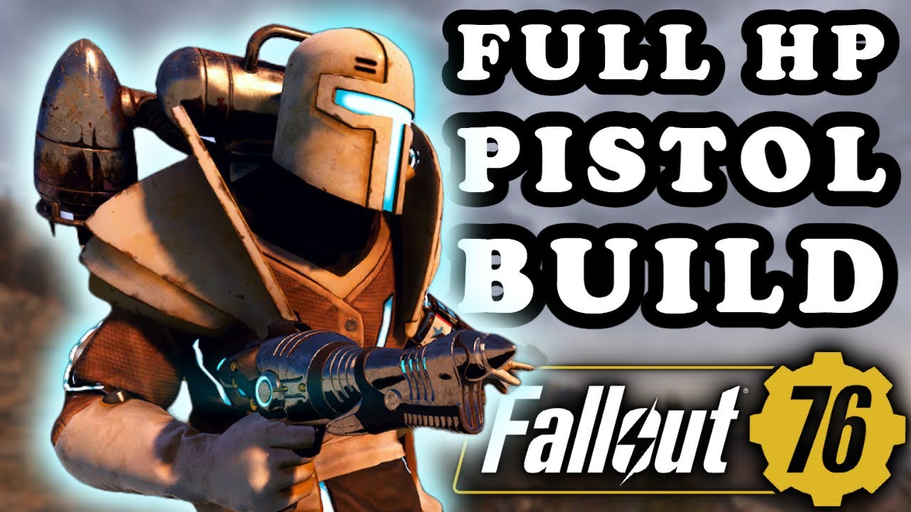 Amazing Full HP Gunslinger - Pistol Build With Alien Blaster - Fallout ...