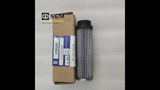 SEM Hydraulic Filter W110015510A 5185260 YL161100 ZL50/SEM650B WHEEL LOADER CHINA MANUFACTURER SALE