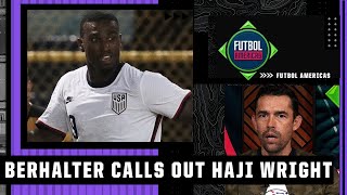 USMNT’s Berhalter calls out Haji Wright and Gomez is NOT happy about it | Futbol Americas | ESPN FC