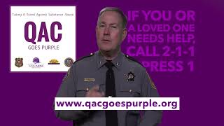 QAC Goes Purple: Drug Takebacks with Sheriff Gary Hofmann