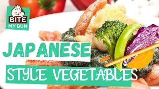 How do Japanese eat vegetables?