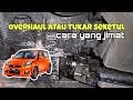 [Part 1] Myvi turun gearbox leaking, bunyi knocking dan tukar clutch set