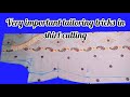 shirt cutting karnay Ka tarika | armhole cutting tips by Ftj stitching