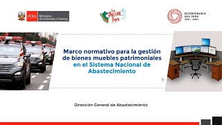 Marco normativo para la gestión de bienes muebles patrimoniales en el SNA