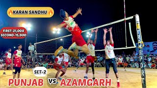 SET-2🔥 SEMIFINAL 🔥⚡#MrMazz(Azamgarh)vs ⚡ KARAN SANDHU(PUNJAB)  #volleyball match 2022 #xvolleyball