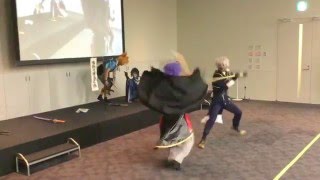 刀剣乱舞のコスプレで殺陣パフォーマンス