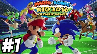 Mario & Sonic at the Rio 2016 Olympic Games Wii U - Gameplay Walkthrough Part 1