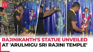 Rajinikanth's 74th Birthday: Iconic ‘Mappillai’ statue unveiled at 'Arulmigu Sri Rajini Temple'