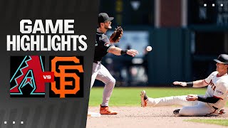 D-backs vs. Giants Game Highlights (4/20/24) | MLB Highlights