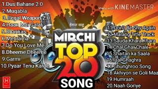 Mirchi Top 20 Song || mirchi Top Songs 2020 || Mirchi Awards || Mirchi