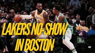 Lakers Blown Out In Boston In No-Show Performance