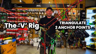 One Rope, Two Anchors - The V Rig Trick Every Climber Should Know!