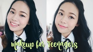 Makeup for Teenager | Emina One Brand Tutorial \u0026 Review