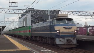 #137【JR貨物】EF66-57牽引の56レ福山レールエクスプレス 尾張一宮通過 汽笛あり