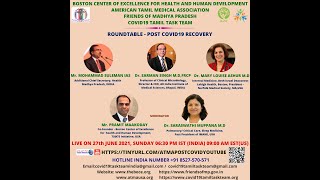 ATMA, BOCE , Friends Of MP and COVID19 Tamil Task Team _  RoundTable : Post Covid19 Recovery 062721
