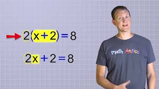 Algebra Basics Solving 2 Step Equations Math Antics